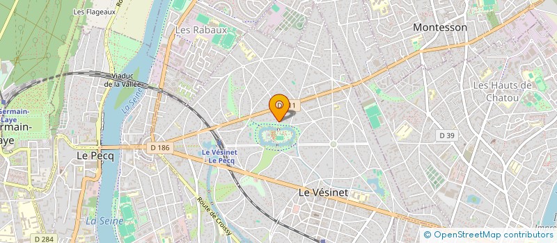 localisation de l'entreprise SOCIETE CIVILE IMMOBILIERE EQUUS  LE VESINET