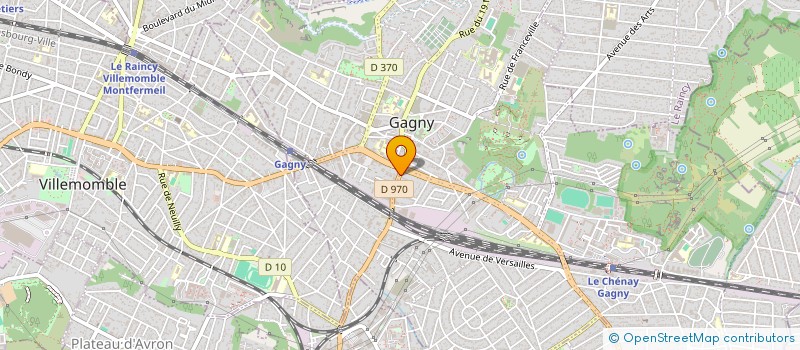 localisation de l'entreprise SOCIETE CIVILE IMMOBILIERE EREANN à GAGNY