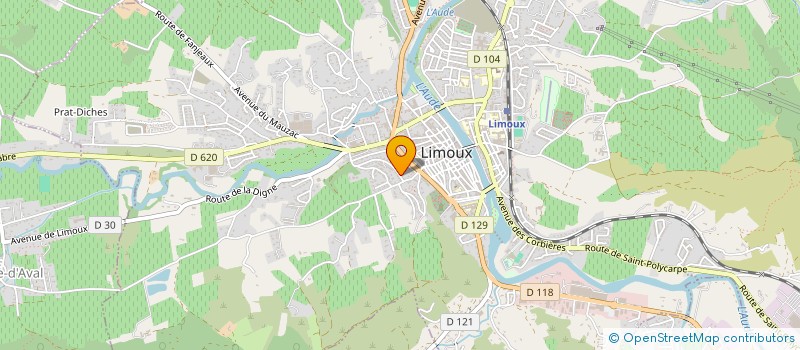 localisation de l'entreprise SOCIETE CIVILE IMMOBILIERE ERIS.G  LIMOUX