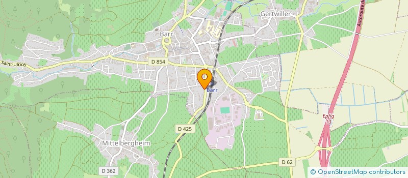 localisation de l'entreprise SOCIETE CIVILE IMMOBILIERE ERLINE  BARR