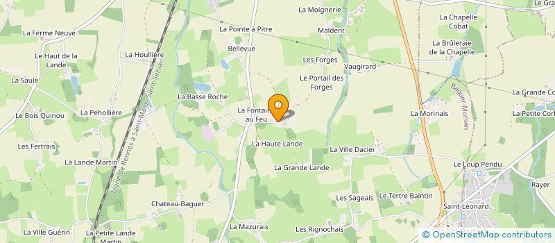 localisation de l'entreprise SOCIETE CIVILE IMMOBILIERE ESCAJE  BAGUER-MORVAN