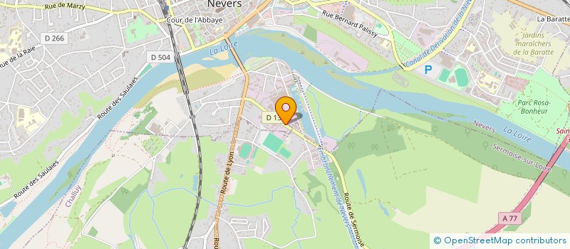 localisation de l'entreprise SOCIETE CIVILE IMMOBILIERE ESPACE PHILIP à NEVERS