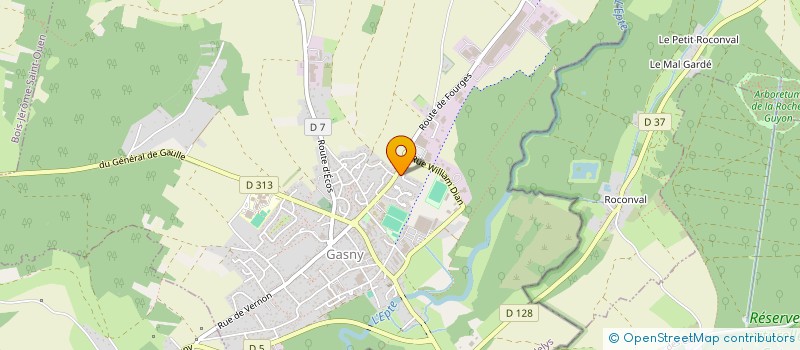 localisation de l'entreprise SOCIETE CIVILE IMMOBILIERE ESTIVAL ET FILS  GASNY