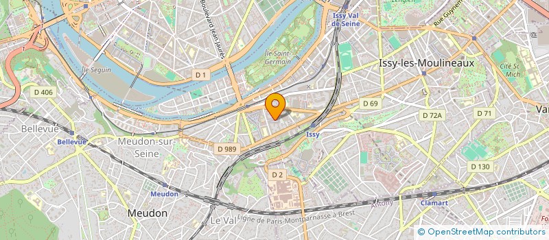 localisation de l'entreprise SOCIETE CIVILE IMMOBILIERE ET AUXILIAIRE CINEMATOGRAPHIQUE à ISSY-LES-MOULINEAUX