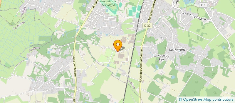 localisation de l'entreprise SOCIETE CIVILE IMMOBILIERE ET DE GESTION DE PORTEFEUILLE CHATELIER à CHALLANS
