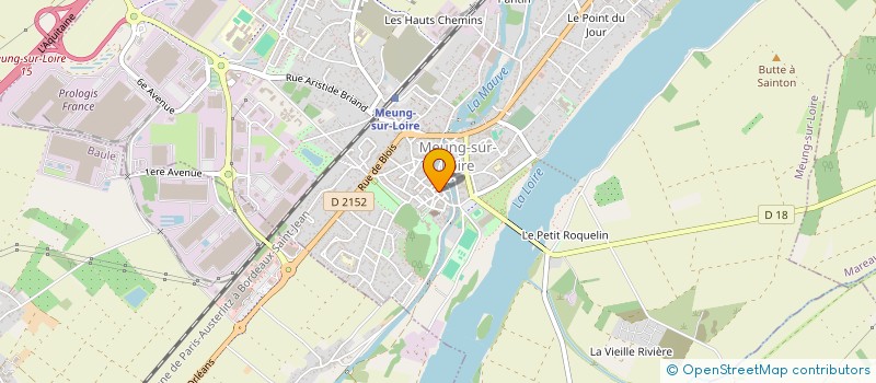 localisation de l'entreprise SOCIETE CIVILE IMMOBILIERE ETICE  MEUNG-SUR-LOIRE