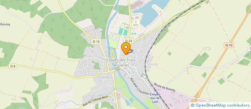 localisation de l'entreprise SOCIETE CIVILE IMMOBILIERE ETOILE à CLOYES-LES-TROIS-RIVIERES