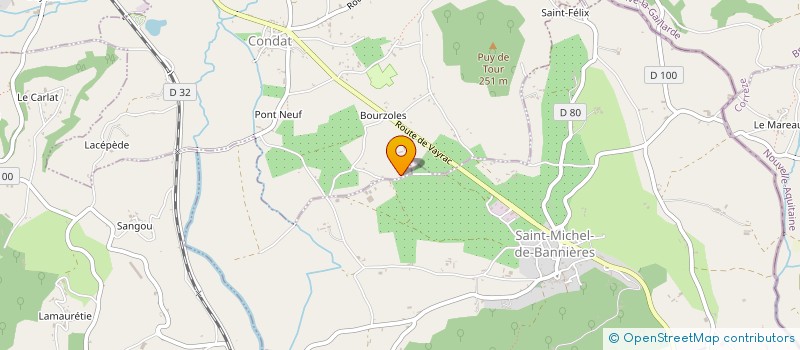 localisation de l'entreprise SOCIETE CIVILE IMMOBILIERE ETOILE  CONDAT