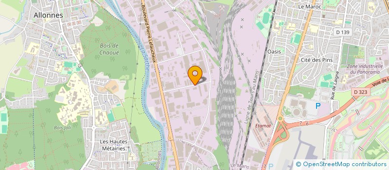 localisation de l'entreprise SOCIETE CIVILE IMMOBILIERE ETOILE  LE MANS