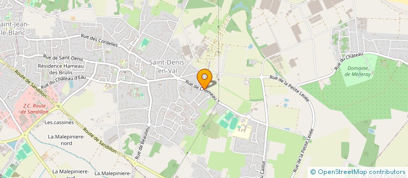 localisation de l'entreprise SOCIETE CIVILE IMMOBILIERE ETOILE  SAINT-DENIS-EN-VAL