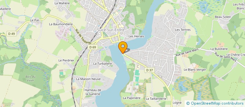 localisation de l'entreprise SOCIETE CIVILE IMMOBILIERE EVEDIFREDEL ET PAR ABREVIATION SCI EVEDIFREDEL  SUCE-SUR-ERDRE