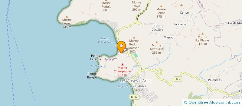 localisation de l'entreprise SOCIETE CIVILE IMMOBILIERE EVEST  ANSES D'ARLET