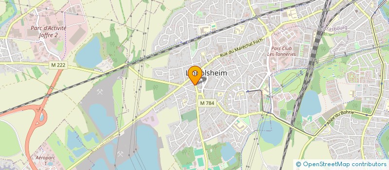 localisation de l'entreprise SOCIETE CIVILE IMMOBILIERE EVIN ROJBIN  LINGOLSHEIM