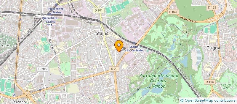 localisation de l'entreprise SOCIETE CIVILE IMMOBILIERE EZZV à STAINS