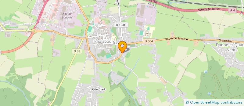 localisation de l'entreprise SOCIETE CIVILE IMMOBILIERE F.A.S  PHALSBOURG