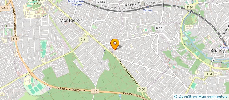 localisation de l'entreprise SOCIETE CIVILE IMMOBILIERE F.B  YERRES