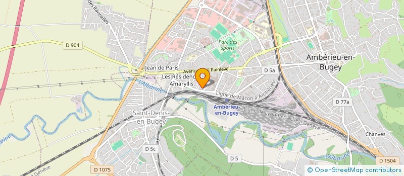 localisation de l'entreprise SOCIETE CIVILE IMMOBILIERE F.BRULE à AMBERIEU-EN-BUGEY
