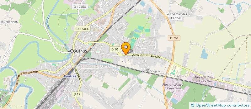 localisation de l'entreprise SOCIETE CIVILE IMMOBILIERE F.C.S  COUTRAS