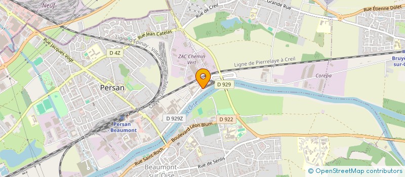 localisation de l'entreprise SOCIETE CIVILE IMMOBILIERE F.D.S.  PERSAN