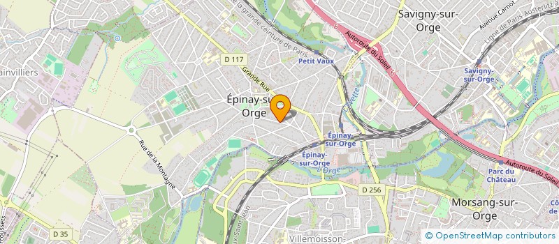 localisation de l'entreprise SOCIETE CIVILE IMMOBILIERE F.F.P.M.  EPINAY-SUR-ORGE