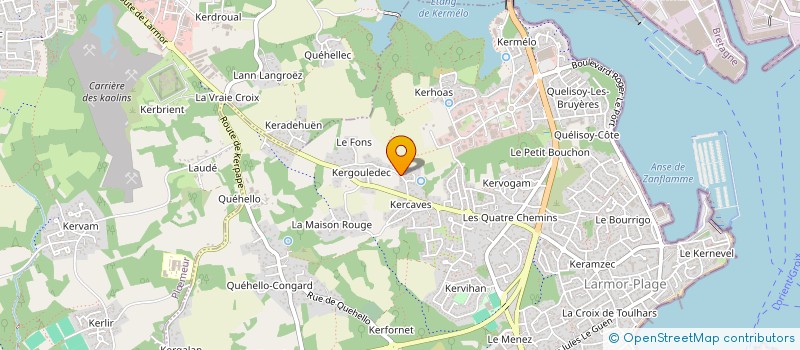 localisation de l'entreprise SOCIETE CIVILE IMMOBILIERE F.L.A.C.  LARMOR-PLAGE