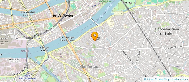 localisation de l'entreprise SOCIETE CIVILE IMMOBILIERE F.L.C. RIVE NORT  SAINT-SEBASTIEN-SUR-LOIRE