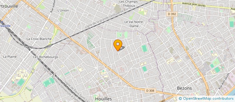 localisation de l'entreprise SOCIETE CIVILE IMMOBILIERE F.LUIS  HOUILLES