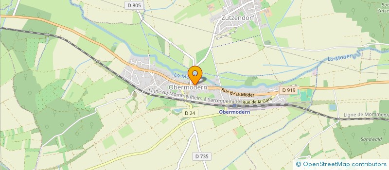 localisation de l'entreprise SOCIETE CIVILE IMMOBILIERE F.P.L.V  OBERMODERN-ZUTZENDORF