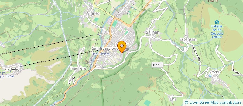 localisation de l'entreprise SOCIETE CIVILE IMMOBILIERE F3S  SAINT-LARY-SOULAN