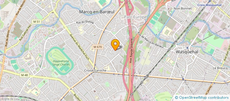 localisation de l'entreprise SOCIETE CIVILE IMMOBILIERE FAAB EN ABREGE S.C.I FAAB à MARCQ-EN-BARŒUL