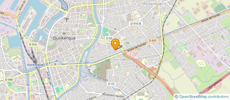 localisation de l'entreprise SOCIETE CIVILE IMMOBILIERE FABIEN VIRGINIE CHRISTIAEN ET PAR ABREVIATION SCI F V C à DUNKERQUE