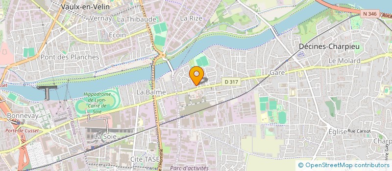 localisation de l'entreprise SOCIETE CIVILE IMMOBILIERE FAGNI  DECINES-CHARPIEU