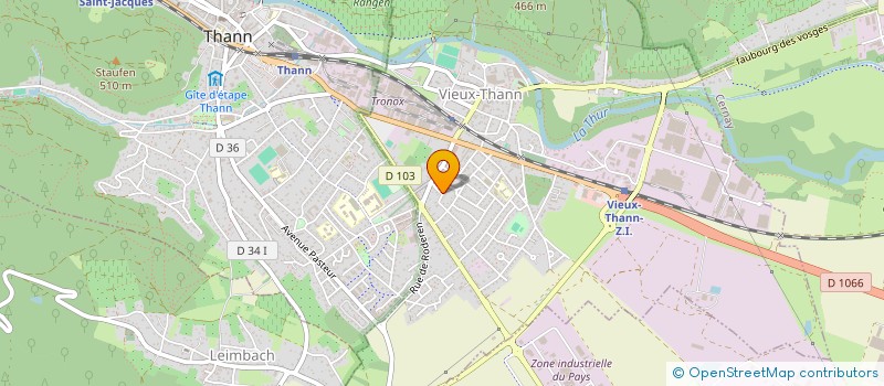 localisation de l'entreprise SOCIETE CIVILE IMMOBILIERE FAIZA  VIEUX-THANN