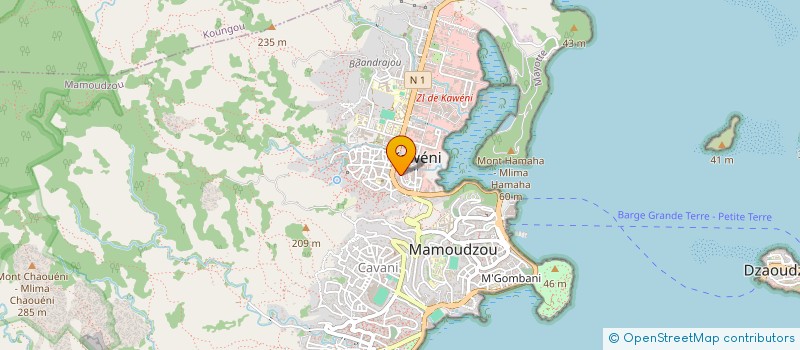 localisation de l'entreprise SOCIETE CIVILE IMMOBILIERE FAKHRI à MAMOUDZOU