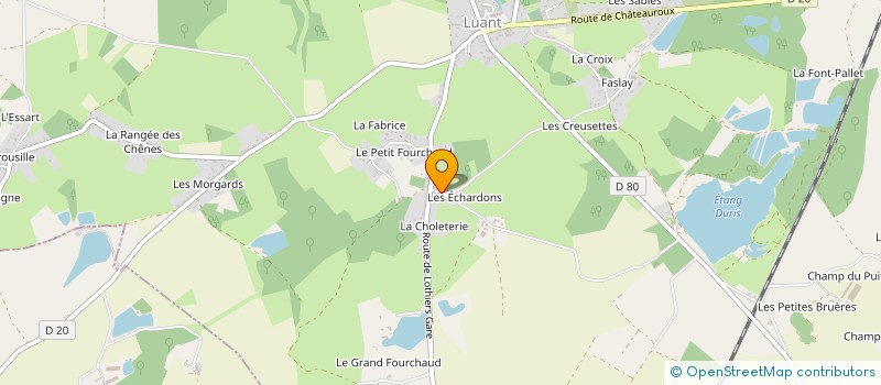 localisation de l'entreprise SOCIETE CIVILE IMMOBILIERE FAMILIALE A CAPITAL VARIABLE CYLADELAX à LUANT