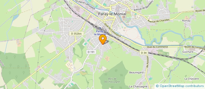 localisation de l'entreprise SOCIETE CIVILE IMMOBILIERE FAMILIALE JDG  PARAY-LE-MONIAL