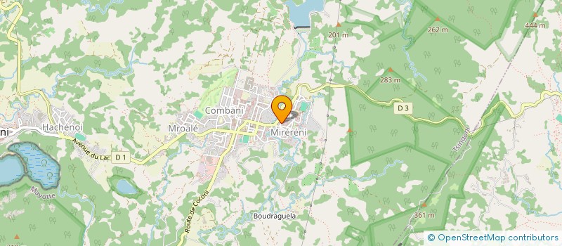 localisation de l'entreprise SOCIETE CIVILE IMMOBILIERE FAMILIALE KAMYL à TSINGONI