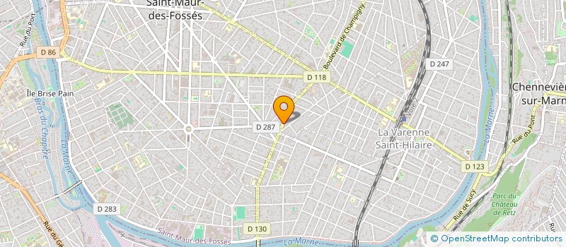 localisation de l'entreprise SOCIETE CIVILE IMMOBILIERE FAMILIALE LOUIS BLANC à SAINT-MAUR-DES-FOSSES