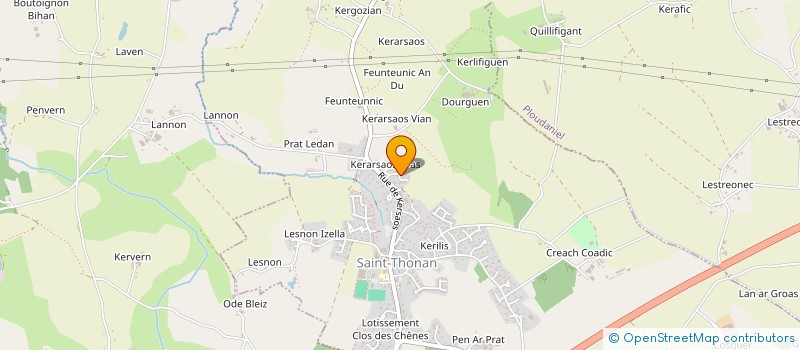 localisation de l'entreprise SOCIETE CIVILE IMMOBILIERE FAMILIALE LUSOBREIZH  SAINT-THONAN