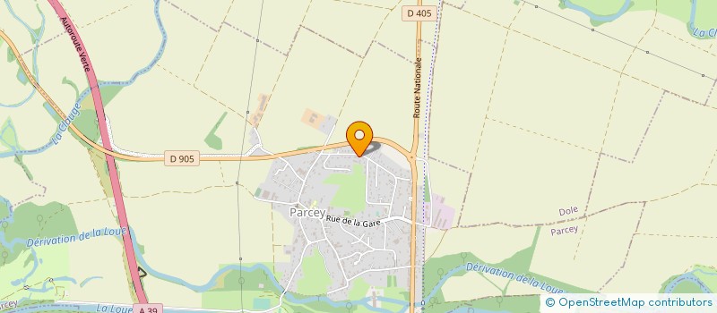 localisation de l'entreprise SOCIETE CIVILE IMMOBILIERE FAMILIALE SECRETANT  PARCEY