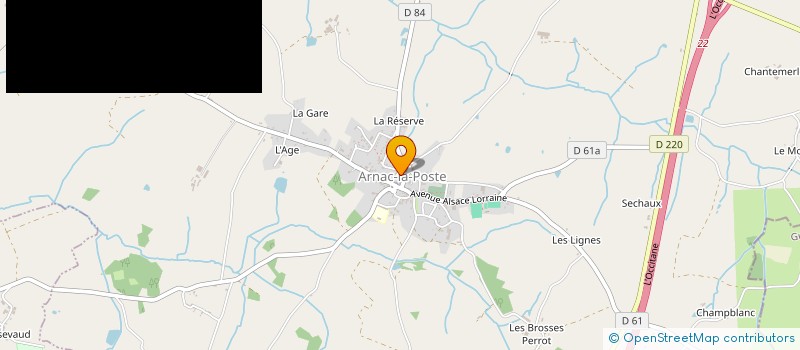 localisation de l'entreprise SOCIETE CIVILE IMMOBILIERE FAMILLE FU CLEMENT LOUISE à ARNAC-LA-POSTE