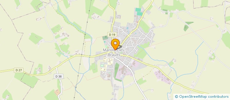 localisation de l'entreprise SOCIETE CIVILE IMMOBILIERE FAMILLE GUIBERT  MAROLLES-LES-BRAULTS