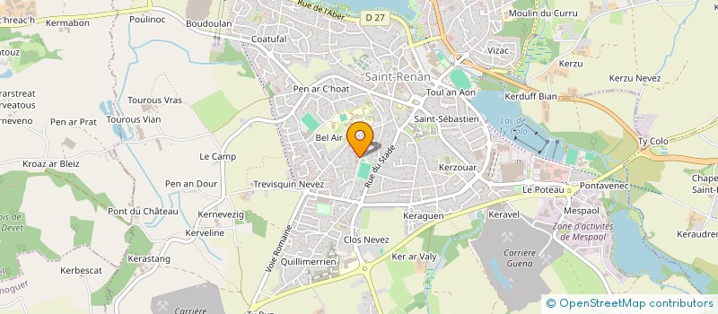 localisation de l'entreprise SOCIETE CIVILE IMMOBILIERE FAMILLE PROVOST  SAINT-RENAN