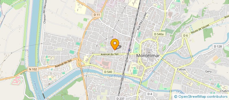 localisation de l'entreprise SOCIETE CIVILE IMMOBILIERE FANAMARO à MONTELIMAR