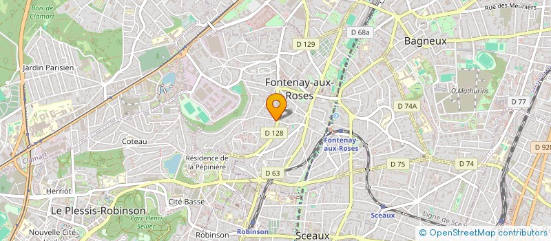 localisation de l'entreprise SOCIETE CIVILE IMMOBILIERE FANNY FELIX à FONTENAY-AUX-ROSES