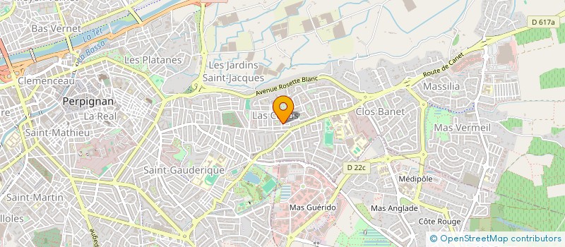 localisation de l'entreprise SOCIETE CIVILE IMMOBILIERE FANOU  PERPIGNAN