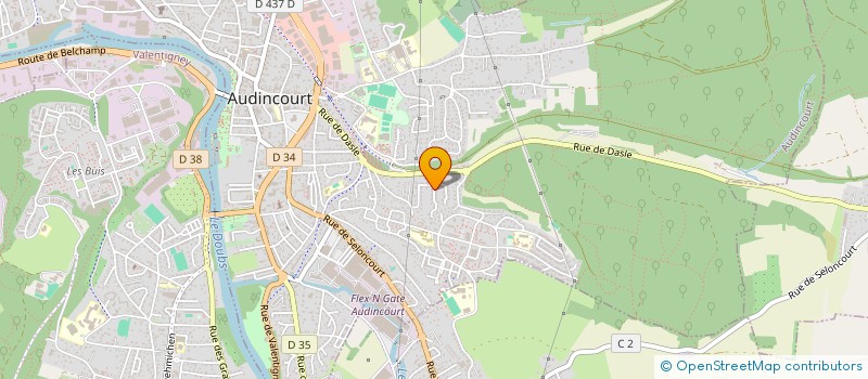 localisation de l'entreprise SOCIETE CIVILE IMMOBILIERE FAOUZ  AUDINCOURT