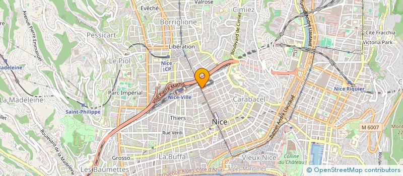 localisation de l'entreprise SOCIETE CIVILE IMMOBILIERE FAROWAY à NICE