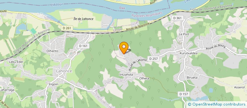 localisation de l'entreprise SOCIETE CIVILE IMMOBILIERE FASYBAR  URCUIT