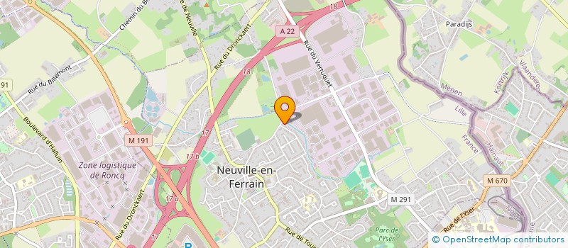 localisation de l'entreprise SOCIETE CIVILE IMMOBILIERE FATANT à NEUVILLE-EN-FERRAIN